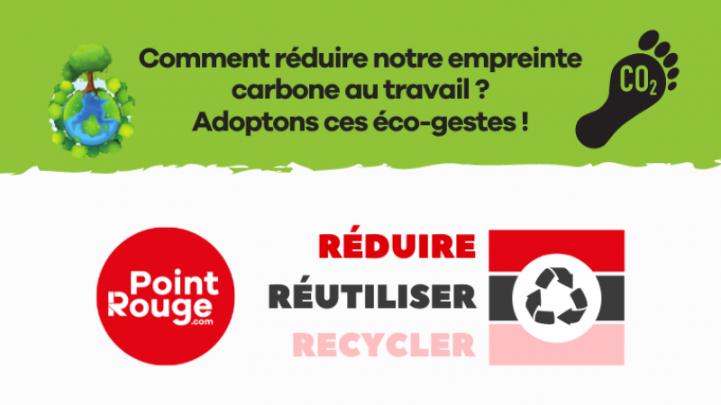 Point Rouge - Eco gestes au travail